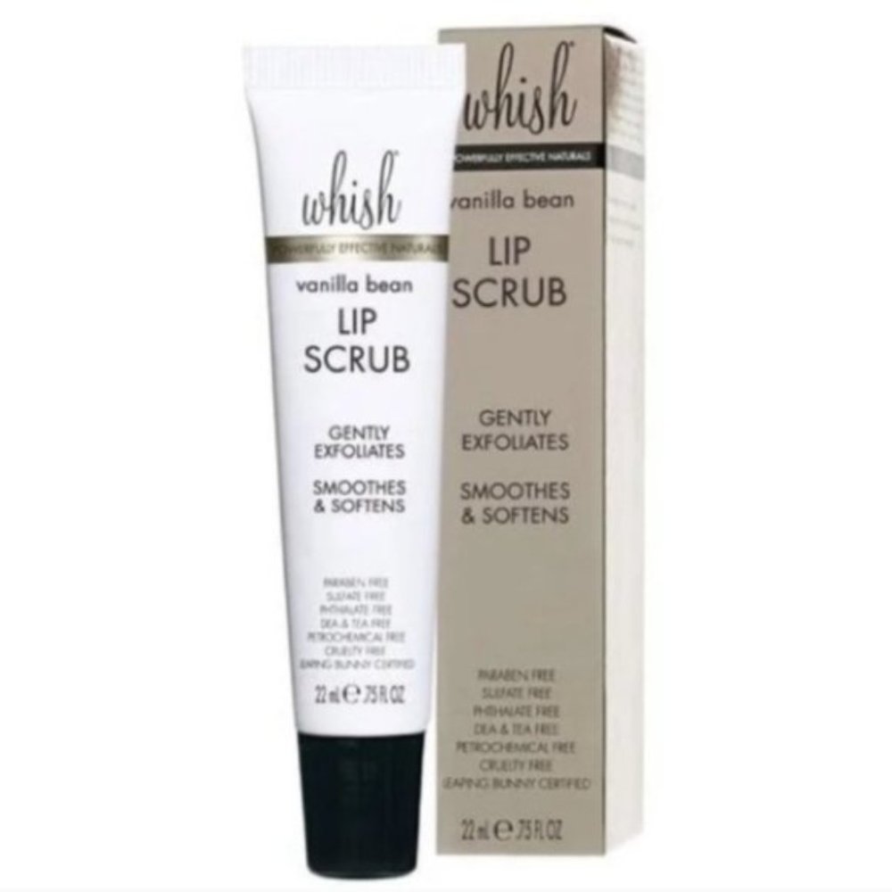 Whish vanilla bean lip scrub